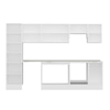 Alvinka 295X210 Cm High Gloss Mutfak Dolabı Mb-E80B50S45-1