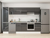 Alvinka 295X210 Cm High Gloss Mutfak Dolabı Mb-E80B45S50-1