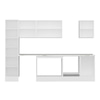 Alvinka 295X210 Cm High Gloss Mutfak Dolabı Mb-E80B45S50-3