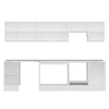 Alvinka 295X210 Cm High Gloss Mutfak Dolabı M-E80S45S50-1