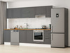 Alvinka 295X210 Cm Klasik Mebran Mutfak Dolabı M-E90S45S40-1