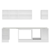 Alvinka 300X210 Cm High Gloss Mutfak Dolabı M-E90S45S45-2