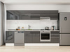 Alvinka 300X210 Cm High Gloss Mutfak Dolabı M-E80S50S50-1