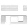 Alvinka 300X210 Cm High Gloss Mutfak Dolabı M-E90S50S40-3