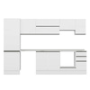 Alvinka 300X210 Cm High Gloss Mutfak Dolabı M-E80S60S40-1
