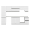 Alvinka 300X210 Cm High Gloss Mutfak Dolabı M-E90S50S40-1