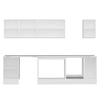 Alvinka 300X210 Cm High Gloss Mutfak Dolabı M-E90S50S40-2