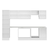 Alvinka 300X210 Cm High Gloss Mutfak Dolabı Mb-E80B50S50-1