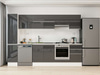 Alvinka 300X210 Cm High Gloss Mutfak Dolabı Mb-E90B40S50-1
