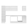 Alvinka 300X210 Cm High Gloss Mutfak Dolabı Mb-E90B45S45-2