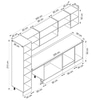 Alvinka 300X210 Cm Klasik Mebran Mutfak Dolabı Mb-E90B45S45-1