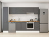 Alvinka 300X210 Cm Klasik Mebran Mutfak Dolabı Mb-E90B45S45-1