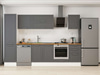 Alvinka 300X210 Cm Klasik Mebran Mutfak Dolabı Mb-E80B50S50-2