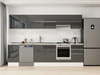 Alvinka 305X210 Cm High Gloss Mutfak Dolabı M-E90S45S50-1