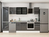 Alvinka 305X210 Cm High Gloss Mutfak Dolabı Mb-E90B50S45-3
