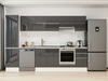 Alvinka 305X210 Cm High Gloss Mutfak Dolabı Mb-E90B50S45-1