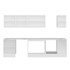 Alvinka 305X210 Cm High Gloss Mutfak Dolabı M-E80S60S45-2
