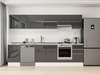 Alvinka 305X210 Cm High Gloss Mutfak Dolabı M-E90S50S45-1
