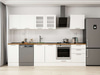 Alvinka 305X210 Cm Klasik Mebran Mutfak Dolabı M-E80S45S60-3