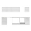 Alvinka 310X210 Cm High Gloss Mutfak Dolabı M-E80S60S50-2