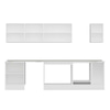 Alvinka 310X210 Cm High Gloss Mutfak Dolabı M-E90S60S40-3