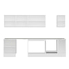 Alvinka 310X210 Cm High Gloss Mutfak Dolabı M-E90S60S40-2