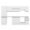 Alvinka 310X210 Cm High Gloss Mutfak Dolabı Mb-E90B60S40-1