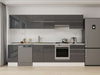 Alvinka 310X210 Cm High Gloss Mutfak Dolabı M-E90S40S60-1