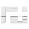 Alvinka 310X210 Cm High Gloss Mutfak Dolabı Mb-E80B50S60-2