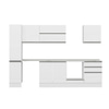 Alvinka 310X210 Cm High Gloss Mutfak Dolabı Mb-E90B40S60-2