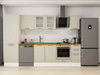 Alvinka 310X210 Cm Klasik Mebran Mutfak Dolabı Mb-E90B60S40-3
