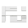 Alvinka 315X210 Cm High Gloss Mutfak Dolabı Mb-E90B45S60-2