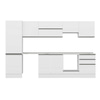 Alvinka 320X210 Cm High Gloss Mutfak Dolabı M-E80S60S60-1