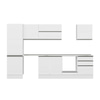 Alvinka 320X210 Cm High Gloss Mutfak Dolabı M-E80S60S60-2
