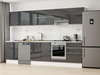Alvinka 330X210 Cm High Gloss Mutfak Dolabı M-E90S60S60-1