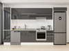 Alvinka 360X222 Cm High Gloss Mutfak Dolabı Mbb-E80B40S40-1