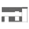 Alvinka 360X222 Cm High Gloss Mutfak Dolabı Mb-E80S40S40-1