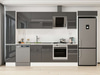 Alvinka 360X222 Cm High Gloss Mutfak Dolabı Mbb-E80B40S40-2
