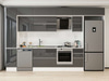 Alvinka 360X240 Cm High Gloss Mutfak Dolabı Mbb-E80B40S40-2