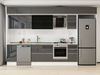 Alvinka 360X240 Cm High Gloss Mutfak Dolabı Mb-E80S40S40-3