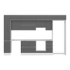 Alvinka 360X240 Cm High Gloss Mutfak Dolabı Mbb-E80B40S40-1