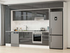 Alvinka 360X240 Cm High Gloss Mutfak Dolabı Mbb-E80B40S40-1