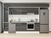 Alvinka 360X240 Cm High Gloss Mutfak Dolabı Mbb-E80B40S40-1