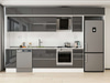 Alvinka 360X240 Cm High Gloss Mutfak Dolabı Mb-E80S40S40-2