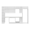 Alvinka 360X240 Cm High Gloss Mutfak Dolabı Mbb-E80B40S40-2