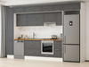 Alvinka 360X240 Cm Klasik Mebran Mutfak Dolabı Mbb-E80B40S40-1