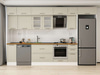 Alvinka 360X240 Cm Klasik Mebran Mutfak Dolabı Mb-E80S40S40-3