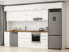 Alvinka 360X240 Cm Klasik Mebran Mutfak Dolabı Mb-E80S40S40-1