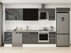 Alvinka 365X222 Cm High Gloss Mutfak Dolabı Mb-E80S45S40-3