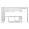 Alvinka 365X222 Cm High Gloss Mutfak Dolabı Mbb-E80B40S45-1
